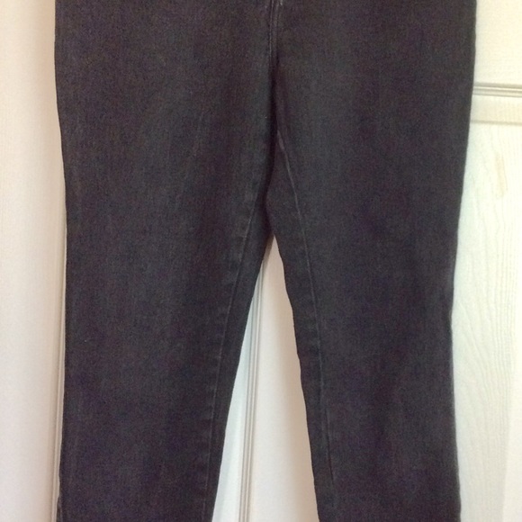 Sale Vintage jeans skinny black jeans high wasted jeans black gray jeans  29 /28 - Picture 10 of 11